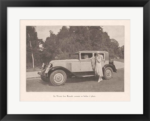 Framed French Country Drive IV Print