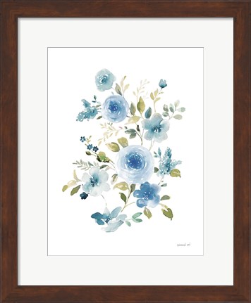 Framed Floral Serenade II Print