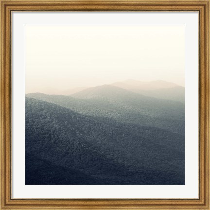Framed Sunrise, Smoky Mountains Print