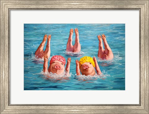 Framed Water Ballet Print