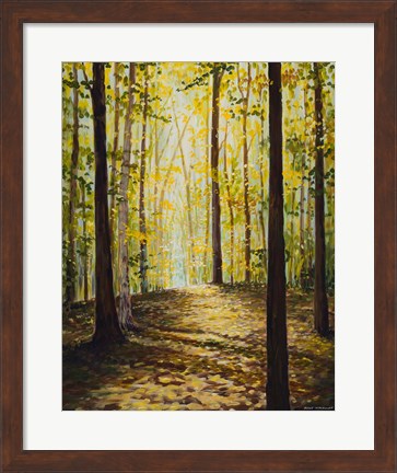 Framed Autumn Forest Print