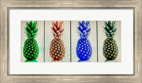 Framed Pineapples Print