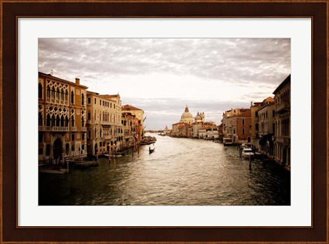 Framed Venetian Canals I Print