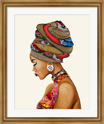 Framed African Goddess Print