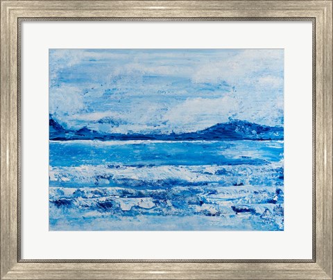 Framed Ocean Wave Kaneohe Print