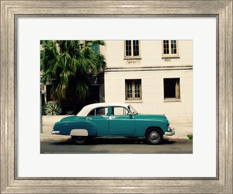 Framed Cars of Cuba Print