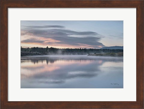 Framed Oxbow Bend Grand Teton National Park Print