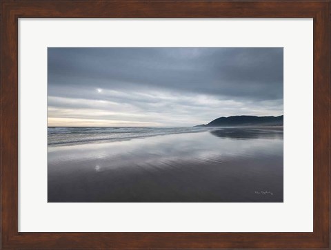 Framed Nehalem Beach Oregon Print