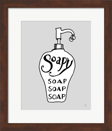Framed Soapy Print