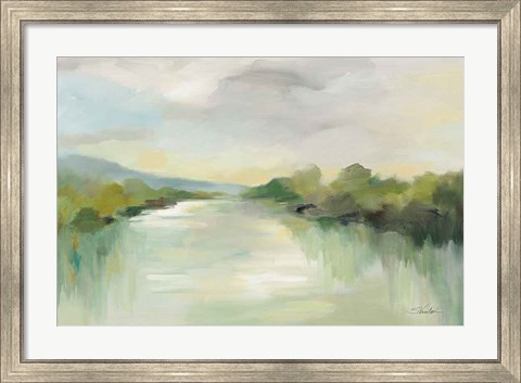Framed April River Print