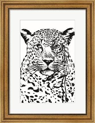 Framed Cheeky Cheetah Print