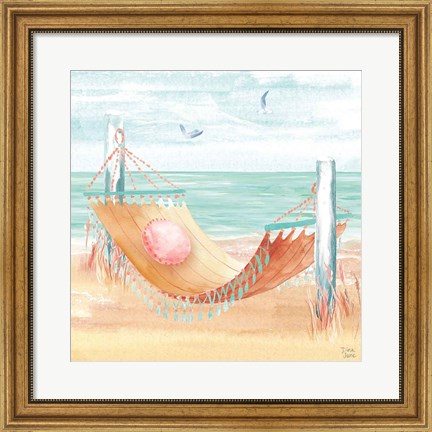 Framed Ocean Breeze V Print