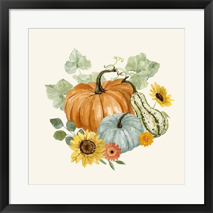 Framed Hello Autumn I Print