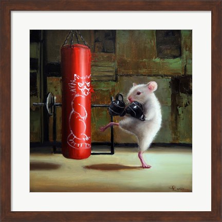 Framed Gym Rat Print