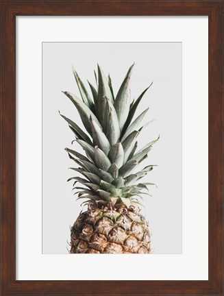 Framed Pineapple Natural Print