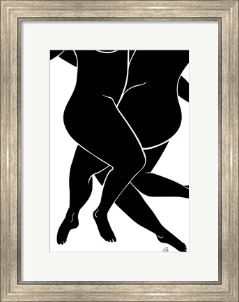 Framed Lovers Black Print