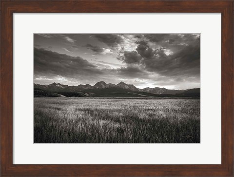 Framed Stanley Basin Sawtooth Mountains Idaho Print