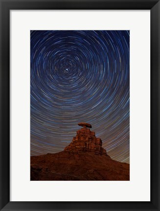 Framed Mexican Hat Start Trail Print