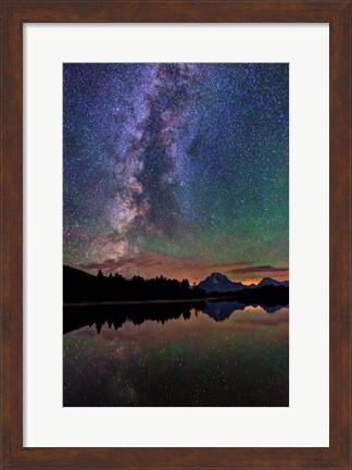 Framed Oxbow Starry Night Print