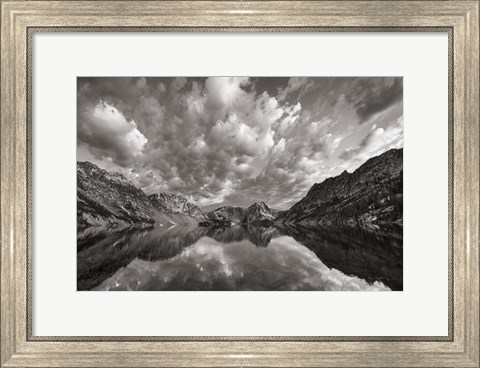 Framed Sawtooth Lake Reflection I Print