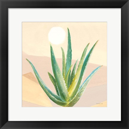 Framed Desert Greenhouse V Print