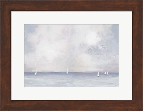 Framed Dark Morning Sail Print