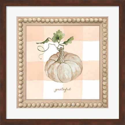 Framed Grateful Pumpkin Print