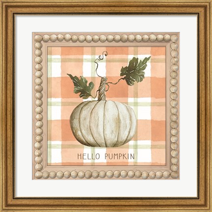 Framed Hello Pumpkin Print