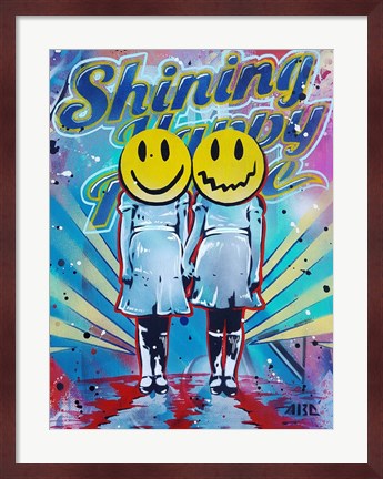Framed Shining Happy People Print