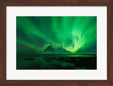 Framed Green Landscape Print