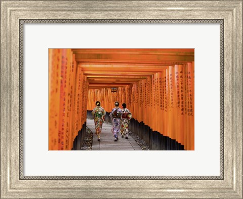 Framed Fushimi Inari Shrine, Kyoto Print