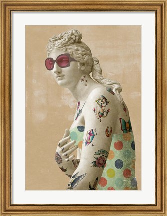 Framed Tattooed Venus Print