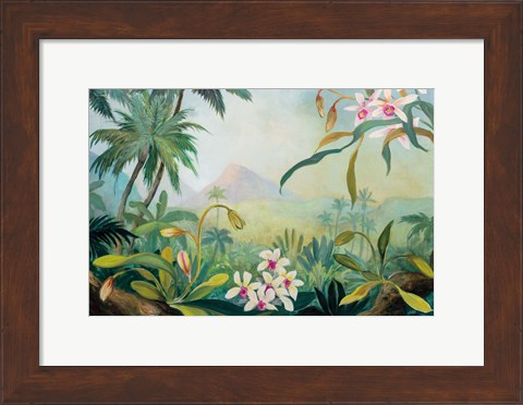 Framed Dreamy Tropics Print