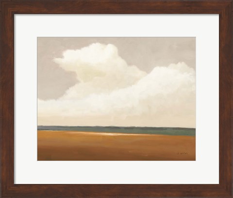 Framed Prairie Summer Terracotta Print