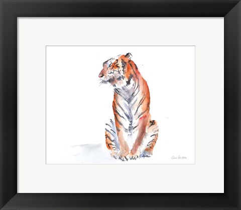 Framed Wild Tiger II Print