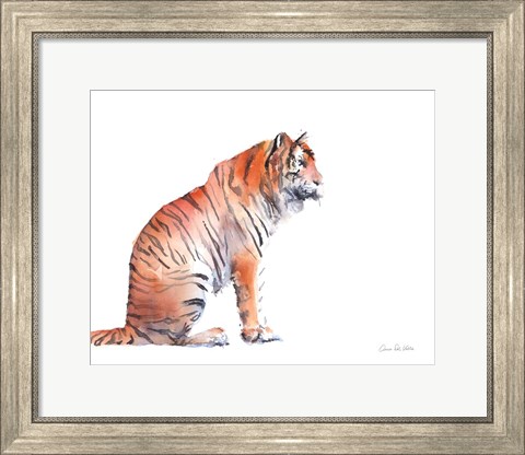 Framed Wild Tiger I Print
