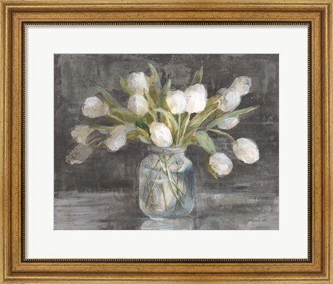 Framed April Tulips Print