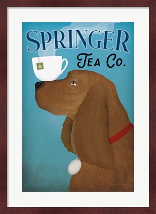 Framed Brown Springer Tea Co Print