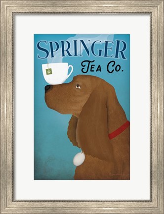Framed Brown Springer Tea Co Print