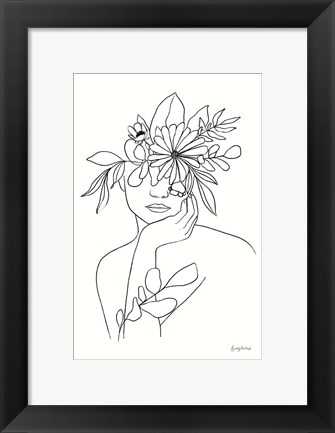 Framed Rooted III BW Print