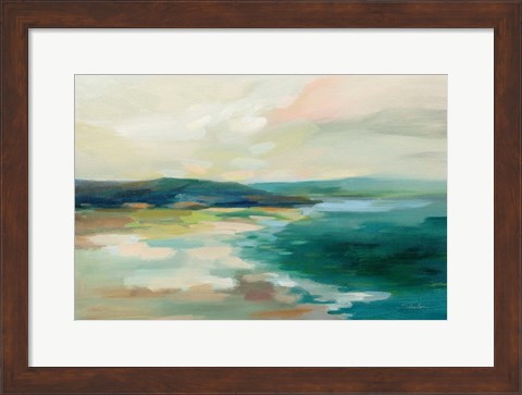 Framed Pastel Lake Print