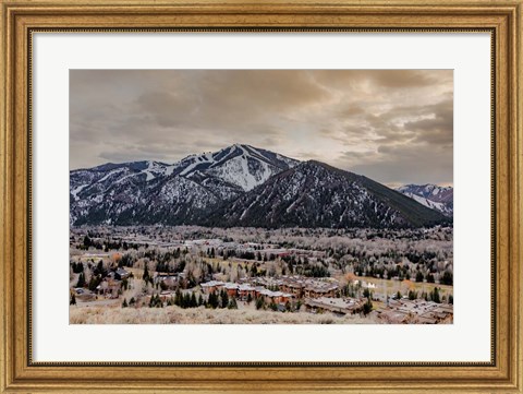 Framed Colorado Snow Print