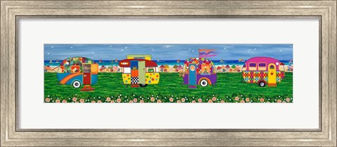 Framed Happy Camping! Print