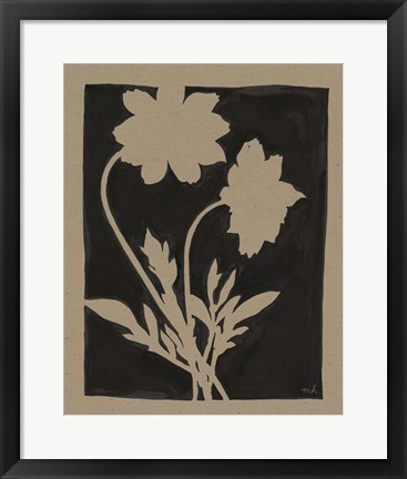 Framed Joyful Spring I Travertine Print
