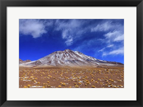 Framed Lascar Stratovolcano in Chile Print