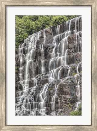 Framed Waterfall in Alaska Print