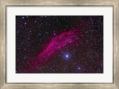 Framed California Nebula in Perseus Print