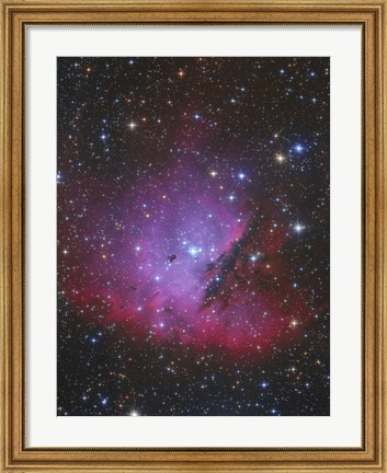 Framed Pacman Nebula, Ngc 281 Print