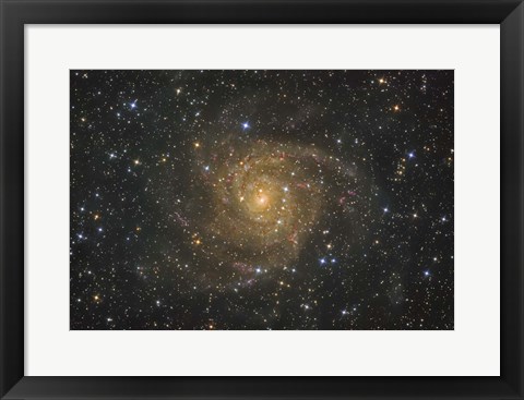 Framed Intermediate Spiral Galaxy IC 342 Print