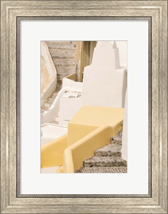 Framed Stones and Stairs Print